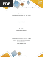 Tarea 1 - Fundamentos Del Concepto de Aprendizaje y Estilos de Aprendizaje - FrancyMaceaSánchez - Grupo - 403006 - 97