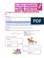 Operaciones Con Segmentos para Quinto de Primaria PDF