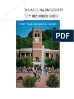 Western Carolina University Faculty Resource Guide: First Year Experience Course