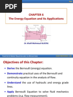 The Energy Equation and Its Applications: Dr. Khalil Mahmoud ALASTAL