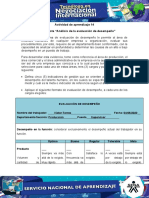 Evidencia 7 Propuesta Analisis de Resultados Evaluacion de Desempeno