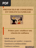 Protocolo de Consejeria Violencia Familiar