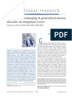 Translational Research: Affective Neuroimaging in Generalized Anxiety Disorder: An Integrated Review