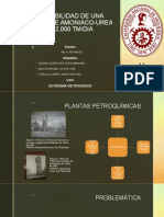 Rentabilidad de Una Planta de Amoniaco-Urea de 2,000