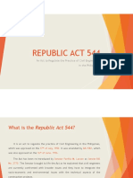 Republic Act 544: An Act To Regulate The Practice of Civil Engineering in The Philippines