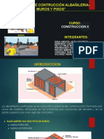 Producto Semana 01 Grupo Proceso de Construccion Albañileria-Muros y Pisos