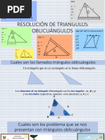 Resolución de Triangulos Oblicuángulos PDF