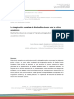 La Imaginacion Narrativa de Martha Nussbaum Ante L