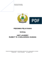 Pedoman Pelayanan Unit Laundry