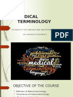 A Introduction To Medical Terminology