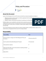 Patch Management Policy and Procedure