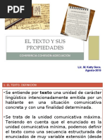 El Texto y Sus Propiedades - 01