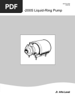 MR-185S, - 200S Liquid-Ring Pump: Operating Manual