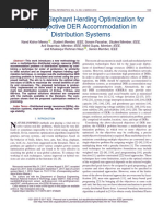 Improved Elephant Herding Optimization For Multiobjective DER Accommodation in Distribution Systems