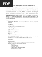 Contrato Prestacion de Servicios