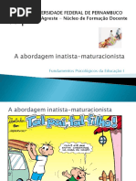 Aula 3 - A Abordagem Inatista-Maturacionista