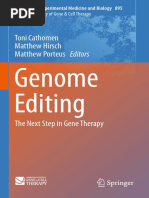 Genome Editing: Toni Cathomen Matthew Hirsch Matthew Porteus Editors