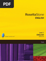 Rosetta Stone - Placement Test