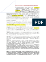 Contrato de Trabajo Sujeto A Plazo Fijo Por Servicio Específico