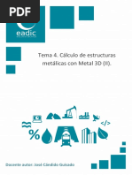 Temario - M6T4 - Cálculo de Estructuras Metálicas Con METAL 3D (II)