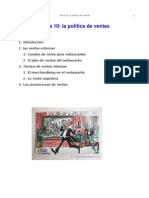 Tema 10 La Política de Ventas