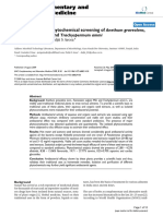 BMC Complementary and Alternative Medicine: Antibacterial and Phytochemical Screening of Anethum Graveolens