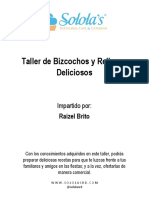 Recetario - Bizcocho y Rellenos Deliciosos