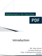 Introduction To MATH