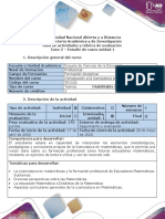 Guía de Actividades y Rúbrica de Evaluación - Caso 2 - Estudios de Casos Unidad 1