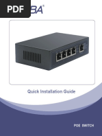 Quick Installation Guide: Poe Switch