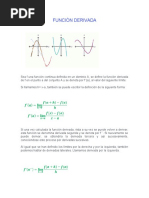 Cálculo Punto 5 Función Derivada