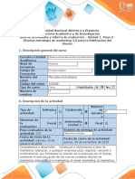 Guia de Actividades y Rúbrica de Evaluación - Paso 3 - Diseñar Estrategias de Marketing 2.0 para La Fidelización Del Cliente.