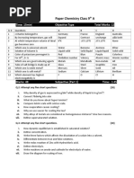 Paper Chemistry Class 9 A: Time: 15min Objective Type Total Marks: 12