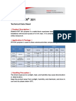 Kumho KTR 301: ® Technical Data Sheet