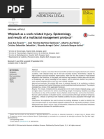 El Esguince Cervical Como Accidente Laboral. Epidemiología y Resultados de Un Protocolo de Abordaje Multiaxial