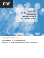 Module 13: Configuration de La Disponibilité Des Ressources Et Du Contenu Réseau