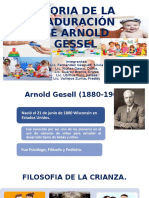 Teoria de La Maduración de Arnold Gessel