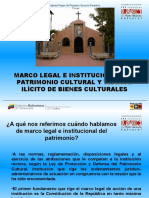 8 Marco Legal e Institucional Del Patrimonio Cultural y Tráfico Ilícito de Bienes