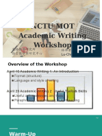 2020 Academic Writing 2