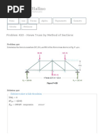 Method of Sections - Part 8