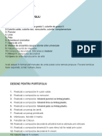 Teme Pentru Portofoliu: Școala Gimnazială George Calinescu Educație Plastică - A Doua Șansă Prof. Irinciuc Anca