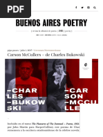 Carson McCullers - de Charles Bukowski - Buenos Aires Poetry