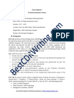 CDR Report Sample For Mechanical Engineers