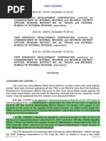 Petitioner Vs Vs Respondents: First Division