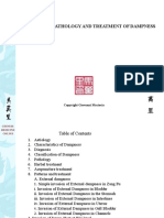 Aetiology Pathology and Treatment of Dampness PDF