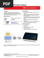 Touch Screen With Haptic Feedback (TI Design)