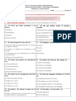 Taller Evaluativo Plan Lector El Asesinato Del Profesor de Matemáticas.