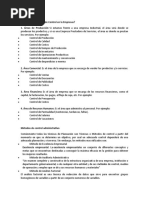 Cuáles Son Las Áreas de Control en La Empresas