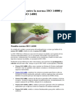 4 Diferencias Entre La Norma ISO 14000 y La Norma ISO 14001