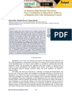 The Influence of Low Intensity-High Intensity Plyo